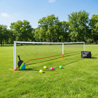 Redes de Pickleball Móviles Comerciales de Alta Calidad, Construcción Resistente, Correas de Tensión, Proveedor de Equipamiento Escolar