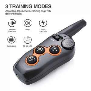 Addestratore per Cani Remoto 1 a 1 Controllo Antiabbaio Efficace Portata 400m Controllo Simultaneo per 2 Cani 3 Modalità di Addestramento Impermeabile IPX7 - Product Image 2