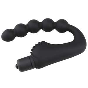 Tapón Anal Negro al por Mayor con Diseño de Cuentas para Estimulación Adulta - Product Image 6