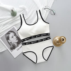 <span class=keywords><strong>Conjunto</strong></span> de <span class=keywords><strong>Ropa</strong></span> <span class=keywords><strong>Interior</strong></span> y Sujetador Deportivo para Mujer, Estilo Chaleco Sin Costuras, con Push-Up, Sin Varillas, con Letras en la Cintura, para Yoga, Novedad de 2022 - Product Image 6