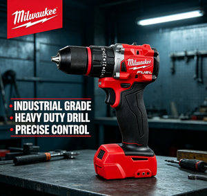 Taladro <span class=keywords><strong>Atornillador</strong></span> Inalámbrico <span class=keywords><strong>Milwaukee</strong></span> M-18 FUEL Sin Escobillas, Mandril Sin Llave de 1/2'', Taladro Eléctrico Compacto para Perforar Madera y Metal - Product Image 5