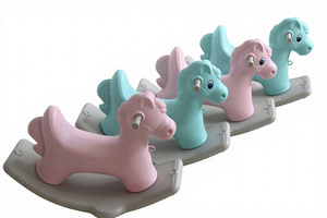 Cheval à bascule pour bébés et enfants, jeu éducatif interactif - Product Image 5