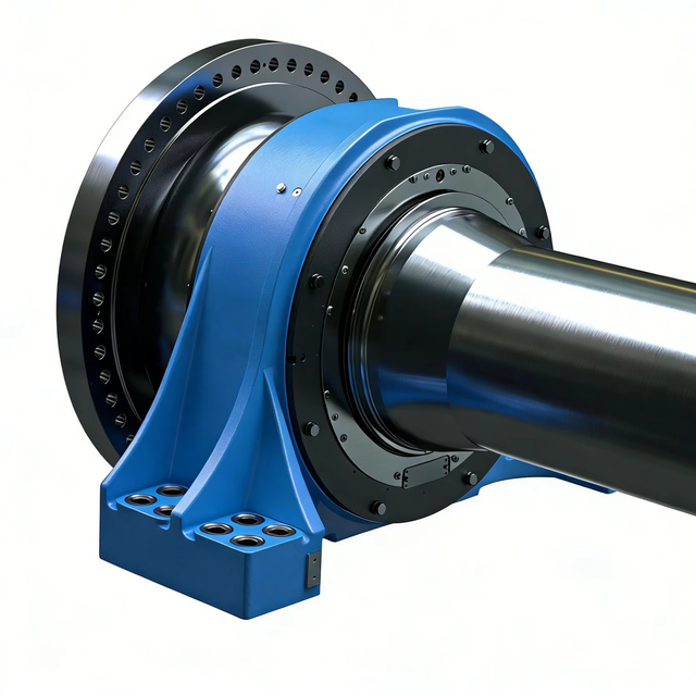 LYJW Brand 34CrNiMo6/42CrMo4 Wind Turbine Main Shaft with Gear Bearing Gearbox 100-3000mm Diameter