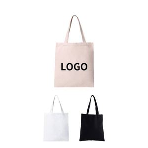 Sac fourre-tout personnalisé avec logo imprimé, durable, en coton noir pour femmes, idéal pour le shopping et les entreprises - Product Image 1