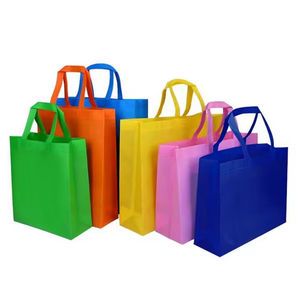 थोक पुनः प्रयोज्य पारिस्थितिक कस्टम लोगो गैर बुना टोटे बैग बैग - Product Image 5