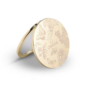 Unique Design New Style Hot Souvenir Metal <b>Compact</b> Engraved Laser Logo Gold Plated <b>Compact</b> <b>Mirror</b> - Product Image 6