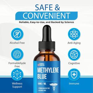 Besica Private Label Methylen Blue 99.99% Methylen Blue Liquid Drops Methylen Blue Suplemento para hombres y mujeres - Product Image 5