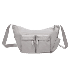 심플한 남녀 공용 캐주얼 스포츠 통기성 학생용 메신저 숄더백 크로스바디 슬링 토트백 - Product Image 1