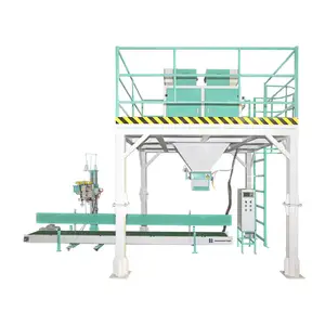 automatic double buckets packing machine with stainless steel weighing sensor
