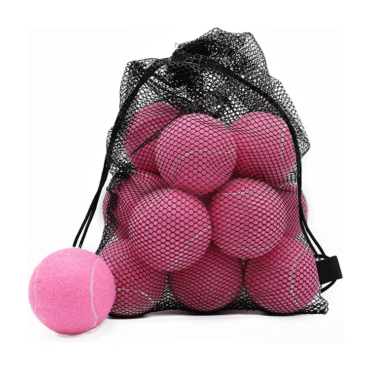 Großhandel kunden spezifischer Logo-Druck Bestes Design Paddel ball Hochwertige rosa Bulk-Tennisbälle in verschiedenen Farben