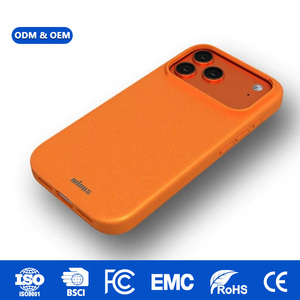 Laudtec Soft-Touch Finish Case Vibrant Cover Magnetic with Shockproof Waterproof Drop-Resistant For iPhone 17 Pro Max <b>orange</b> - Product Image 1