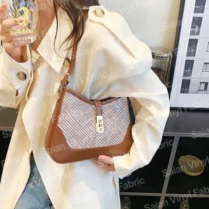 87 colori 0.85MM motivo a croce Flash metallizzato Saffiano pelle sintetica <span class=keywords><strong>per</strong></span> borse e accessori - Product Image 6