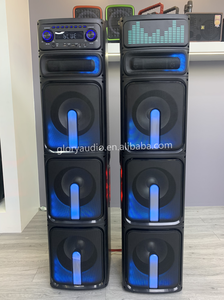 2.0 Home Tower <b>Speaker</b> System With Super Sound Multi-Function Subwoofer Battery-Powered Made of Metal Plastic Stereo 2.0 Tower S - Product Image 3