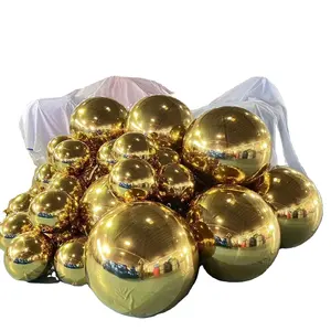 Decorative Pvc Floating Balloons Esferas Inflables Gigantes De Navidad Globos De Pvc Gigantes Inflatable Mirror Balloons