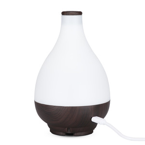 Difusor de Aroma con Diseño de Madera, Humidificador Ultrasónico de 0.5L con Luz Cálida para Hogar y Oficina, Regalo, Difusor de Aceites Esenciales - Product Image 5