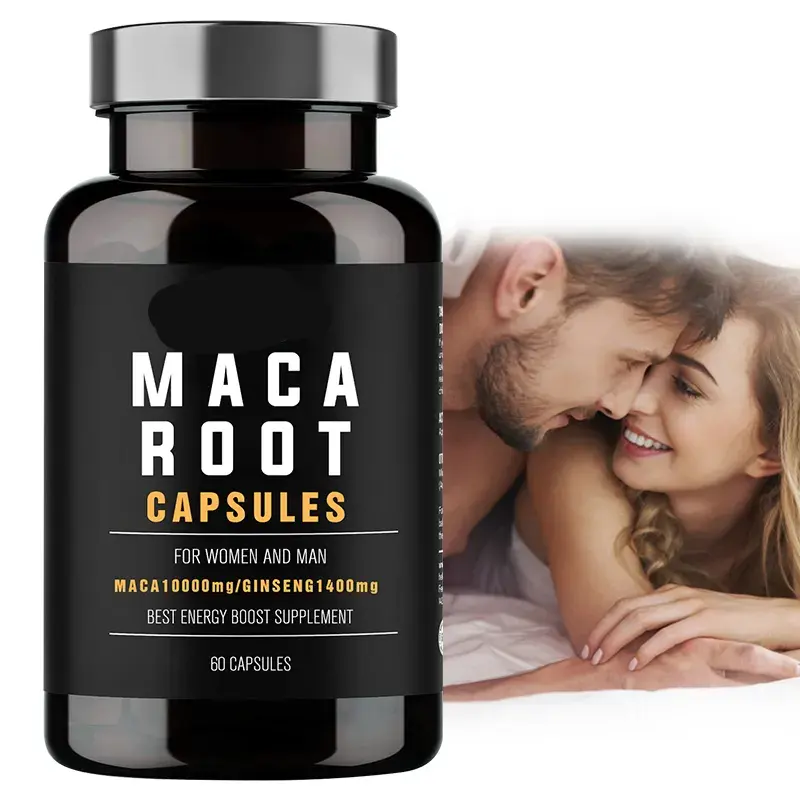 OEM High Quality Maca Root Capsules for Women and Man Performance and Mood Support Best Energy Boost Supplement