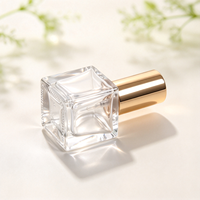 Flacon pulvérisateur de parfum carré en verre de 10 ml, 31,3x8,54 mm, mini atomiseur de voyage rechargeable avec pulvérisateur