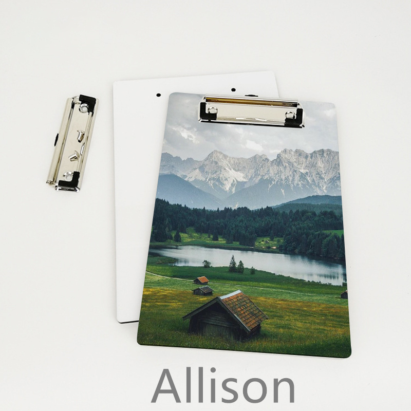 Оптовая продажа с фабрики, кусачки МДФ, сублимационные чистые блестящие белые кусачки с плоскими зажимами для подарков на заказ