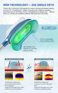 360 crylipolysis Cavi lipolase chân không loại bỏ chất béo cơ thể giảm béo tự do máy crylipolysis - Product Image 5