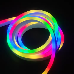 Kit de guirlande lumineuse néon RGBIC USB 5V étanche IP65 de 5 m avec application et télécommande, <span class=keywords><strong>bande</strong></span> <span class=keywords><strong>LED</strong></span> flexible pour usage intérieur - Product Image 3