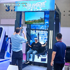 HEROVR Free Fall Flight VR Bungee Jumping Game Parque de atracciones de metal Paseo en remolque para interiores Parques de aventura al aire libre Aeropuertos - Product Image 1