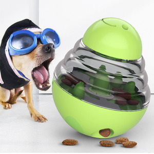 Hot Sale <b>Dog</b> Tumbler Treat Dispense <b>Ball</b> Training Interactive Slow Feeder Exercise Toy Plastic for IQ Training - Product Image 2
