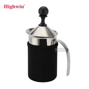 Dụng Cụ Tạo Bọt Sữa Bằng Thép Không Gỉ 304 Vẽ Logo Giáng Sinh Có Tay Cầm Mờ - Product Image 4