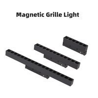 Nuevo Sistema de Iluminación de Riel Magnético de Aluminio, Luz LED Empotrada en el Techo, Regulable, Foco Comercial