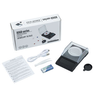 미니 골드 전자 충전식 저울 200g/<span class=keywords><strong>0.001g</strong></span> 고정밀 밀리그램 디지털 디스플레이 보석용 저울 <span class=keywords><strong>0.001g</strong></span> - Product Image 6