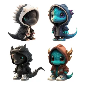 Halloween trang trí đồ trang trí khủng long ELF tác phẩm điêu khắc trang trí không khí Cảnh bố trí thủ công nhựa - Product Image 3