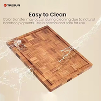 Ensemble de planches à découper en bambou durable et réutilisable, gravées sur mesure, avec support gravé au laser, épaisseur 2,0 cm