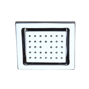 Cabezal de Ducha Cuadrado de 4 Pulgadas, Cromado, con Rociador de Lluvia y Masaje, Accesorio de Baño - Product Image 3