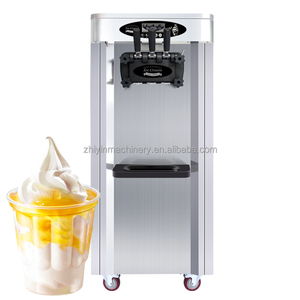 Soft <b>Ice</b> Machine Commercial Soft Serve <b>Ice</b> Machine Kitchen Product Automatic Commercial Three Silver <b>Ice</b> <b>Maker</b> Soft <b>Ice</b> Ma - Product Image 1