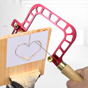 Machine à mortaiser portative pour le travail du bois avec cadre en aluminium Scie à chantourner <span class=keywords><strong>de</strong></span> qualité manuelle - Product Image 4