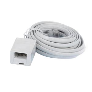 Câble d'extension téléphonique britannique 4 cœurs <span class=keywords><strong>5m</strong></span> <span class=keywords><strong>RJ11</strong></span> avec câble de communication adaptateur 6P4C avec connecteur téléphonique britannique - Product Image 4