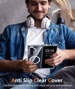 2 in 1 Flip Cover trasparente Wireless trasparente ricarica acrilico custodia magnetica per telefono cellulare per <span class=keywords><strong>samsung</strong></span> Z Fold 5 4 3 6 7 - Product Image 6