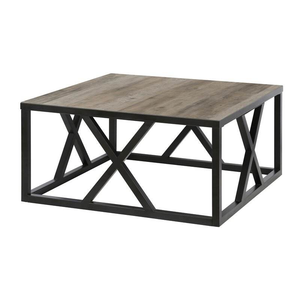 Meuble <span class=keywords><strong>TV</strong></span> carré moderne et compact, console de rangement, table basse décorative en fer écologique pour salon - Product Image 4