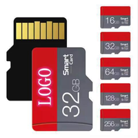 Kartu memori SD TF mikro Flash 32GB 64GB 128GB 256GB, kartu Sd 32Gb 64Gb 128Gb untuk kamera grosir