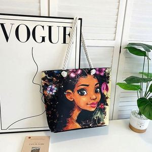 Customized Color Logo Stock Shopping Bags Blank <b>Tote</b> Grocery Cotton <b>Canvas</b> <b>Totes</b> Girls Two Open - Product Image 2