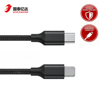 Câble de charge rapide USB Type-C de haute qualité 30W, conducteur en cuivre pur, tressé en nylon, pour iOS, iPad, appareil photo, 1,2 m