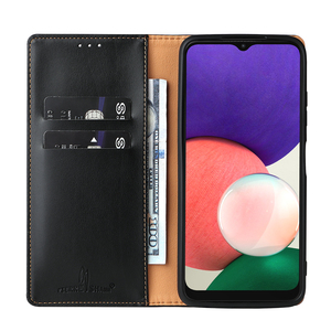 Compatible pour Samsung A22(<span class=keywords><strong>5G</strong></span>) étui portefeuille avec porte-carte, étui de <span class=keywords><strong>t</strong></span>éléphone en cuir PU housse de protection à rabat carte de crédit hommes femmes - Product Image 4