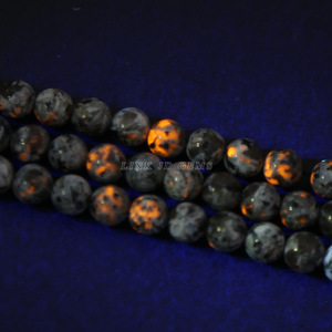Perles rondes en pierre naturelle <span class=keywords><strong>de</strong></span> Jingde Jewelrys, pierres fluorescentes, bracelets, accessoires <span class=keywords><strong>de</strong></span> bijouterie DIY, directement <span class=keywords><strong>de</strong></span> l'usine - Product Image 4