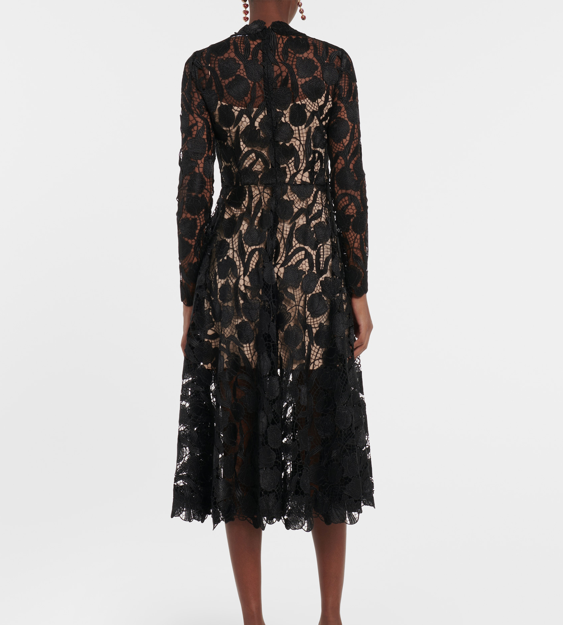 flowy tiered midi dress Emie Tiered Midi Dress – VICI