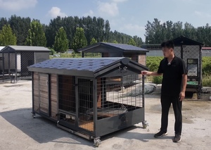 Heavy Duty Durable Outdoor Pet House S M L Sizes Eco Recyclable Weatherproof <strong>Dog</strong> <strong>Kennel</strong> for Garden - Product Image 2