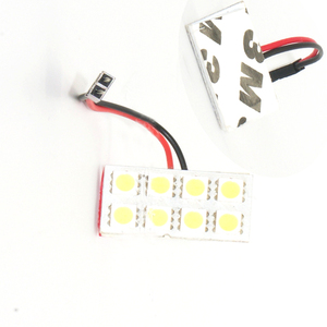 Bảng Điều Khiển Đèn LED Xe Hơi 5050 8SMD Với Bộ Chuyển Đổi Festoon + T10 Nội Thất Tự Động Cửa Bản Đồ Đèn Vòm Trắng 12V - Product Image 2