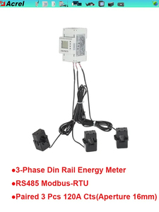 Acrel MID Certifié 3 Phase <span class=keywords><strong>kwh</strong></span> Mètre ADL400N-CT/D16 120A Din Rail 100ms Réponse Rapide Multifonction Mètre avec 3 Pcs Cts - Product Image 6