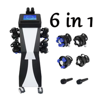 Máquina de Masaje Corporal MYBE de Venta Directa de Fábrica, con 5 Cabezales que Trabajan en Conjunto, Vibración de Rotación de 360° para Reafirmar el Cuerpo