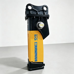 Martillo Hidráulico SOOSAN SQ80 Tipo Caja, Silencioso, con Acumulador y Engrase Automático para Excavadoras de 18-26 Toneladas - Product Image 1