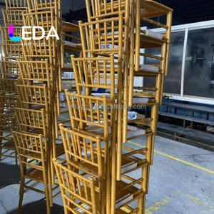 Silla Chiavari de Metal Dorado LEDA Foshan para Bodas y Eventos - Product Image 3