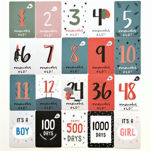 <span class=keywords><strong>Baby</strong></span> Geburts monat Tage Hundert Tage Jubiläums karte Schwangere Mutter Foto Hintergrund karten Fotografie Dekorative Requisiten - Product Image 2